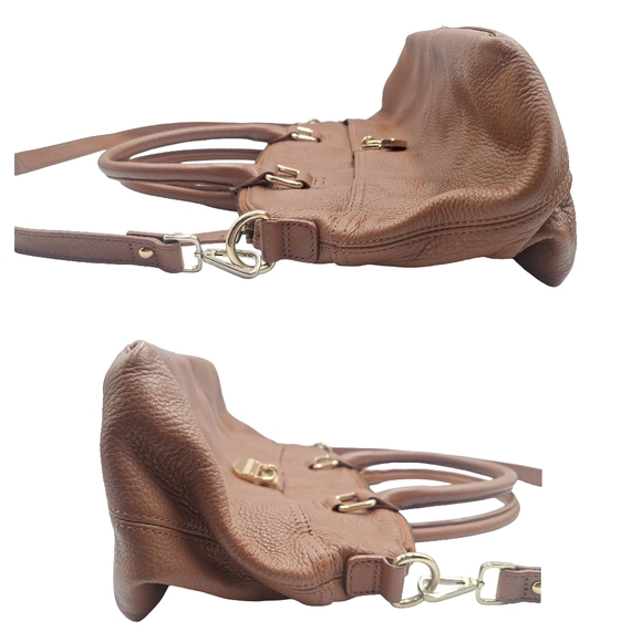 Calvin Klein Convertible Pebbled Leather Crossbody Bag - Picture 7 of 10